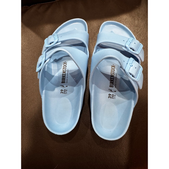 Women's Birkenstock Sandals, Light Blue, Size 39 - Picture 5 of 5